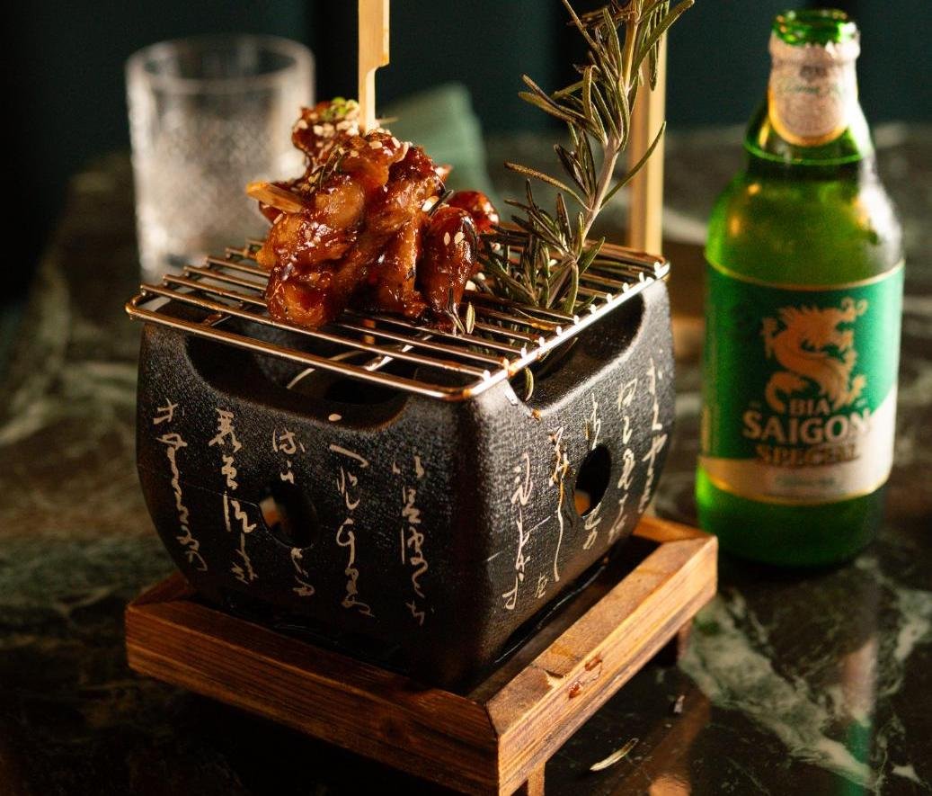 A menu inspired by Asia